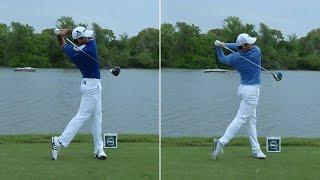 Jason Day and Rory McIlroy's swing comparison at Dell Match Play