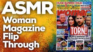 ASMR Woman magazine flip through, StevenAntonyASMR