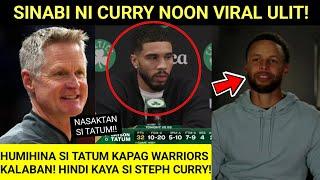 Ito pala ginawa ni Curry sa laban vs Celtics! Grabe to! May sinabing kakaiba pa pagkatapos ng game!