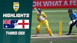 Australia v England | Third Ashes ODI