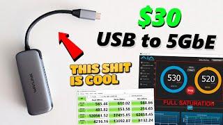 $30 5GbE-to-USB Adapters Are a THING NOW (Wavlink Adapter Review)