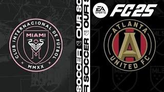 Inter Miami vs Atlanta United - MLS Cup Playoffs Round 1 best of 3 Game 3 - FC 25