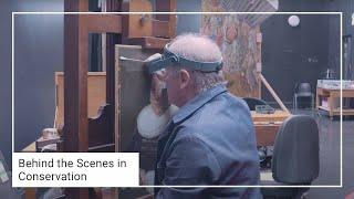 Cleaning 150-year-old varnish from a Frans Hals portrait | National Gallery