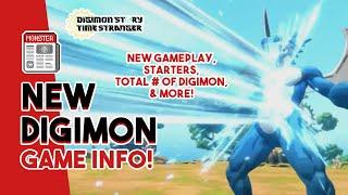 NEW DIGIMON STORY: TIME STRANGER GAMEPLAY & INFO AT DIGIMON CON! | Starters, Total Digimon & More!