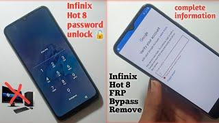 infinix Hot 8 password unlock  FRP Bypass Remove Without PC || infinix x650c frp bypass