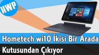 Hometech wi10 İkisi Bir Arada Kutu Açılışı (Unboxing)