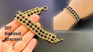 Simple & Elegant Beads Bracelet || How to Make Beaded Bracelet