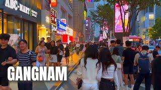 [4K] Seoul Best Place to Tour | Night Walk in Gangnam | Seoul, South Korea (July 2024)