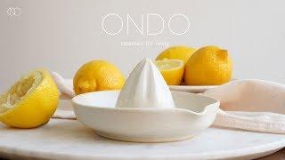 도자기 레몬 스퀴저 만들기 : How to Make a Pottery lemon Juicer/Squeezer [ONDO STUDIO]