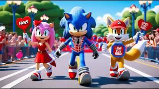 Brewing Cute Baby Factory Pregnant // Spider-Sonic Hero Parade: A March with Amy,Tails | Sonic Prime