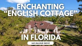 English Cottage Style Home on .89 Acres w/ Backyard Oasis | 140 Baldur Drive, Port Charlotte, FL