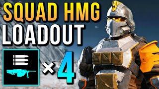 Helldivers 2 | This Full Squad HMG Loadout is INSANE!!! - Gameplay Hardest Difficulty