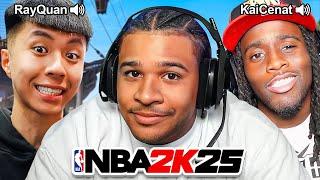 Fanum, Kai Cenat & Ray Play NBA 2K25 Park..