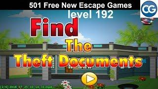 [Walkthrough] 501 Free New Escape Games level 192 - Find the theft documents - Complete Game