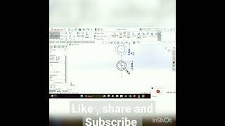 Solidworks Cad Cam Tutorial #mechanicalengineering #solidworks #Cad#design #like #suscribe #share 