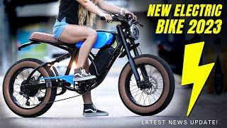 This USA-Made Electric Bike has Pedals but Looks & Rides like a Motorcycle