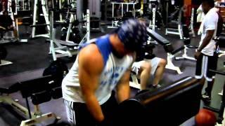 8-1-11 Joe Holbrook: 170lb standing ez curl