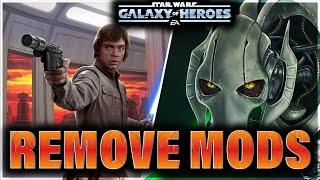 THESE SQUADS ARE NO LONGER RELEVANT, WE CAN REMOVE THEIR MODS #galaxyofheroes #swgoh