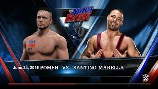 WWE 2K15. POMEH vs SANTINO MARELLA