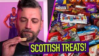 No Dunks Nibble | Trying Scottish Treats! (Jammie Dodgers, Irn-Bru, Toxic Waste Sours)