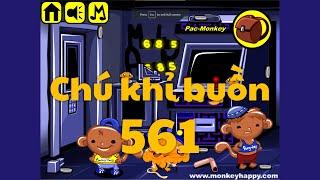 Chú Khỉ Buồn 561 - Trò Chơi Pac Monkey | Monkey GO Happy Stage 561 - Pac Monkey