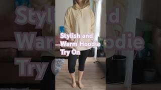 Warmest Hoodie from AliExpress Try-On #shopping #shorts #aliexpress #unboxing #unisex #hoodie