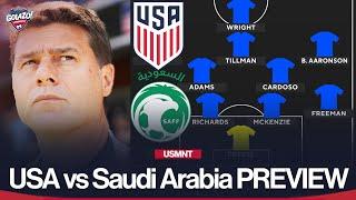 USMNT vs. Saudi Arabia - Projected USMNT starting XI | CONCACAF Gold Cup MATCH PREVIEW  | CIWYW