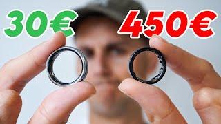 30€ Smart Ring vs 449€ Samsung Galaxy Ring: Ist billiger sogar besser?