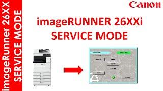 imageRUNNER 26XX series SERVICE MODE OVERVIEW