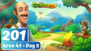 Gardenscapes - Part 201 - Area 41 - Day 5 - Gameplay