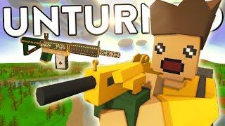 UNTURNED GUN GAME??? - Unturned Funny Moments W/ NYLEX!! (Modded Server!)