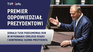 Tusk odpowiada Dudzie: prezydent jednej partii, a nie Polski