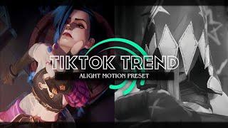 Preset Pengeditan Tren Tiktok | Gerakan Turun