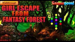 Girl Escape From Fantasy Forest walkthrough - GamesNovel.