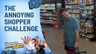 Annoying Shopper Challenge | The Inspired Unemployed (Impractical) Jokers | Channel 10