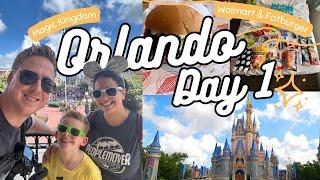 ORLANDO VLOG DAY 1 | MAGIC KINGDOM, WALMART & FATBURGER