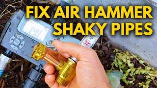 How to Fix Water Hammer in Irrigation Systems | Easy DIY Solution