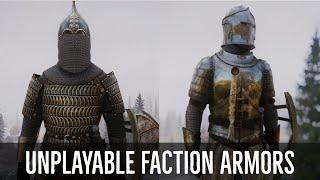 Skyrim Mods: Unplayable Faction Armors | Armor Mod | PC & XBOX ONE