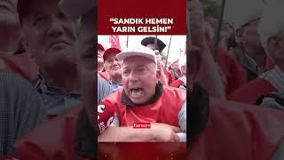 Emekli yurttaştan erken seçim isyanı: Hemen yarın sandık gelsin!