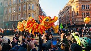 LONDON CHINESE RABBIT AND LUNAR NEW YEAR 2023 IN 4K HAPPY NEW YEAR !