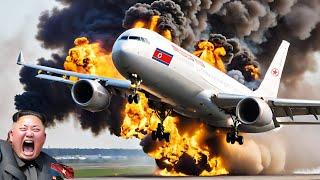 3 seconds ago! Plane carrying 350 North Korean commanders destroyed by Ukraine - ARMA 3