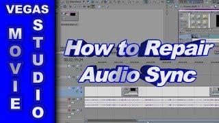 How to Repair Audio Synchronisation Problems using Sony Movie Studio Platinum