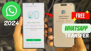 Transfer WhatsApp from Android to iPhone 2024 [Official Free Method]