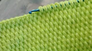 ВСЕ ГЕНИАЛЬНОЕ - ПРОСТО в ИСПОЛНЕНИИ ️ узор ТУНИССКИМ КРЮЧКОМ #tunisiancrochet #crochet