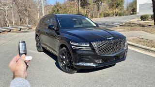 2024 Genesis GV80 AWD Prestige Signature: Start Up, Test Drive, Walkaround, POV and Review