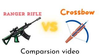 Testing ranger rifle and crossbow #pixelgun3d #comparing