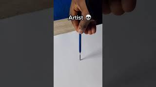 Normal people vs Artist #shorts #art