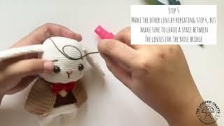 Amigurumi Glasses Tutorial by The Looped Crafts