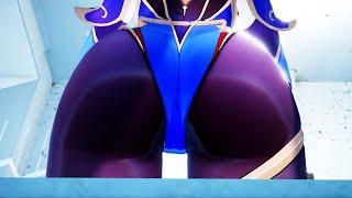 【Genshin impact MMD】Mona sits on your face / モナの顔面騎乗 【原神 MMD】