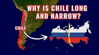 Why is Chile long and narrow?